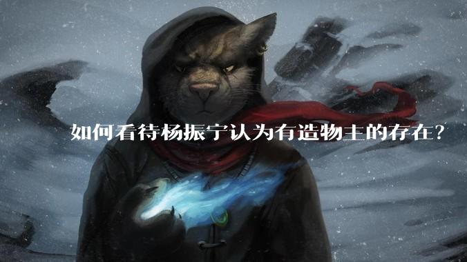 如何看待杨振宁认为有造物主的存在？